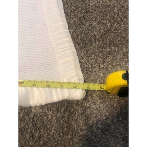 Vintage Baby Gordon All Season Thermal Blanket Cream with Satin Trim - Picture 5 of 13